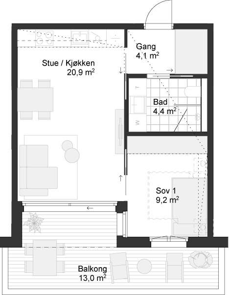 Plantegning 1